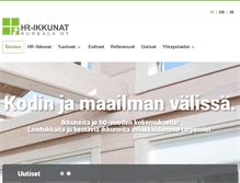 Tablet Screenshot of hrikkunat.fi